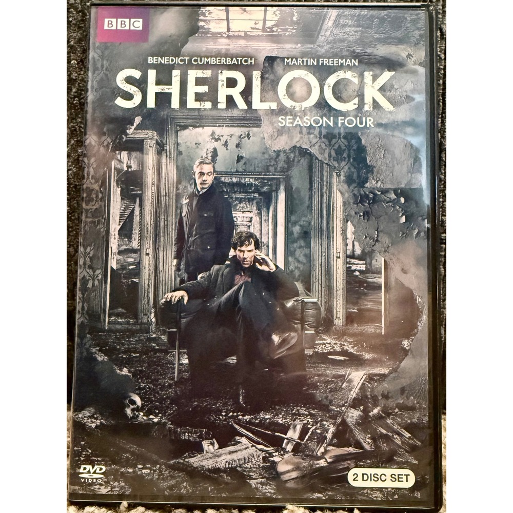 BBC Sherlock Season Four DVD Set Benedict Cumberbatch Martin Freeman Excellent